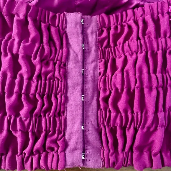 Retrofete Pink Beaded Bustier Top Size M - Picture 9 of 16